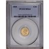 Image 3 : 1860 G$1 MS64 PCGS. The portrait and wreath have sharp 1860[G$1] MS64 PCGS.