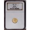 Image 3 : 1881 G$1 MS66 NGC. The date is partially repunched. Al 1881[G$1] MS66 NGC.