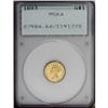 Image 1 : 1883 G$1 MS64 PCGS. Peach-tinged centers are framed by 1883[G$1] MS64 PCGS.