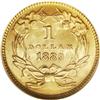 Image 2 : 1889 G$1 MS66 NGC. Bright and lustrous with even coppe 1889[G$1] MS66 NGC.