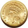 Image 1 : 1889 G$1 MS67 NGC. An impressive Superb Gem example wi 1889[G$1] MS67 NGC.