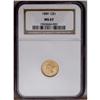 Image 3 : 1889 G$1 MS67 NGC. An impressive Superb Gem example wi 1889[G$1] MS67 NGC.