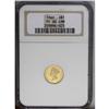 Image 3 : 1860 G$1 PR66 Cameo NGC.From The Larj Collection. 1860[G$1] PR66 Cameo NGC.