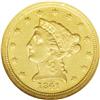 Image 1 : 1841-C $2 1/2 AU50 NGC. Variety 2-B. This early Charlo 1841-C[$2 1/2] AU50 NGC.