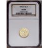 Image 1 : 1846-O $2 1/2 AU53 NGC. The 6 in the date is recut. A 1846-O[$2 1/2] AU53 NGC.