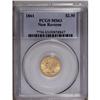 Image 1 : 1861 $2 1/2 New Reverse, Type Two MS63 PCGS. A fully l 1861[$2 1/2] New Reverse, Type Two MS63 PCGS.