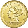 Image 1 : 1869 $2 1/2 MS61 NGC. A very scarce coin in all grades 1869[$2 1/2] MS61 NGC.