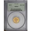 Image 3 : 1871 $2 1/2 MS63 PCGS. One of the finest known example 1871[$2 1/2] MS63 PCGS.