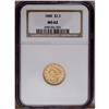 Image 1 : 1888 $2 1/2 MS62 NGC. A hint of striking softness in t 1888[$2 1/2] MS62 NGC.