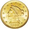 Image 1 : 1900 $2 1/2 MS65 PCGS. Always popular as a turn-of-the 1900[$2 1/2] MS65 PCGS.