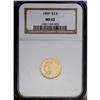 Image 1 : 1909 $2 1/2 MS62 NGC. A suitably struck and gently shi 1909[$2 1/2] MS62 NGC.
