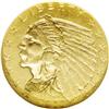 Image 1 : 1911-D $2 1/2 AU55 NGC. The surfaces are a bright yell 1911-D[$2 1/2] AU55 NGC.