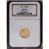 Image 3 : 1911-D $2 1/2 AU55 NGC. The surfaces are a bright yell 1911-D[$2 1/2] AU55 NGC.