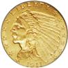 Image 1 : 1911-D $2 1/2 MS64 PCGS. This specimen is another exam 1911-D[$2 1/2] MS64 PCGS.
