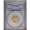 Image 3 : 1911-D $2 1/2 MS64 PCGS. The ''11-D is the key-date to 1911-D[$2 1/2] MS64 PCGS.