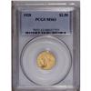 Image 1 : 1928 $2 1/2 MS63 PCGS. Well struck, with apricot-gold 1928[$2 1/2] MS63 PCGS.