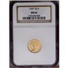 Image 1 : 1929 $2 1/2 MS64 NGC. The unusually bright luster illu 1929[$2 1/2] MS64 NGC.