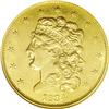 Image 1 : 1834 $5 Crosslet 4--Cleaned--ANACS. AU55 Details. This 1834[$5] Crosslet 4--Cleaned--ANACS. AU55 Det