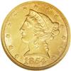 Image 1 : 1854 $5 MS62 NGC. Beautiful deep orange-red color, mor 1854[$5] MS62 NGC.
