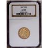 Image 3 : 1867-S $5 AU53 NGC. The 1867-S half eagle, an underapp 1867-S[$5] AU53 NGC.