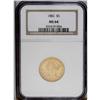 Image 1 : 1882 $5 MS64 NGC. Boldly detailed overall, with attrac 1882[$5] MS64 NGC.