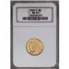 Image 1 : 1909-D $5 MS62 NGC. This crisply struck, available dat 1909-D[$5] MS62 NGC.