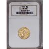 Image 1 : 1911 $5 MS62 NGC. Bright peach-gold surfaces are accen 1911[$5] MS62 NGC.