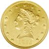 Image 1 : 1855 $10 MS61 NGC. Although usually regarded as a No M 1855[$10] MS61 NGC.