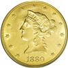 Image 1 : 1880 $10 MS63 PCGS. Well struck and lustrous with a co 1880[$10] MS63 PCGS.