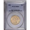 Image 3 : 1880 $10 MS63 PCGS. Well struck and lustrous with a co 1880[$10] MS63 PCGS.