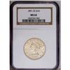 Image 1 : 1891-CC $10 MS62 NGC. Potent luster, a distinctive str 1891-CC[$10] MS62 NGC.