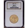 Image 3 : 1894 $10 MS65 NGC. A dramatic condition rarity that is 1894[$10] MS65 NGC.
