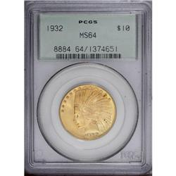 1901-S $10 MS64 PCGS. Both sides are enlivened with ri 1901-S[$10] MS64 PCGS.