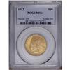 Image 3 : 1912 $10 MS64 PCGS. Fully lustrous with matte surfaces 1912[$10] MS64 PCGS.