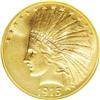 Image 1 : 1915 $10 MS66 NGC. A fairly common Indian half eagle i 1915[$10] MS66 NGC.