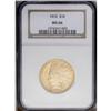 Image 3 : 1915 $10 MS66 NGC. A fairly common Indian half eagle i 1915[$10] MS66 NGC.