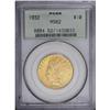 Image 1 : 1932 $10 MS62 PCGS. Pretty orange and peach-gold patin 1932[$10] MS62 PCGS.