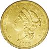 Image 1 : 1853/2 $20 MS61 PCGS. Breen-7162. See the excellent cl 1853/2[$20] MS61 PCGS.