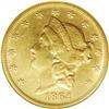 Image 1 : 1864-S $20 AU55 NGC. Not only is this example at least 1864-S[$20] AU55 NGC.