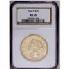 Image 3 : 1864-S $20 AU55 NGC. Not only is this example at least 1864-S[$20] AU55 NGC.