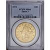 Image 1 : 1873 $20 Open 3 MS61 PCGS. A lustrous honey-gold Type 1873[$20] Open 3 MS61 PCGS.