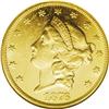 Image 1 : 1876 $20 MS60 Prooflike NGC. Bright honey-gold in colo 1876[$20] MS60 Prooflike NGC.