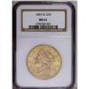 Image 3 : 1883-CC $20 MS61 NGC. Boldly struck and lustrous, with 1883-CC[$20] MS61 NGC.