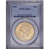 Image 1 : 1904 $20 MS64 PCGS. A charming Liberty twenty that pos 1904[$20] MS64 PCGS.