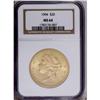 Image 1 : 1904 $20 MS64 NGC. This handsome and lustrous gold typ 1904[$20] MS64 NGC.