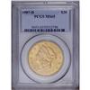 Image 3 : 1907-D $20 MS65 PCGS. This amazingly clean Gem display 1907-D[$20] MS65 PCGS.