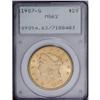 Image 1 : 1907-S $20 MS62 PCGS. Nice definition is apparent on t 1907-S[$20] MS62 PCGS.