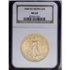 Image 1 : 1908 $20 No Motto MS64 PCGS. The design elements are w 1908[$20] No Motto MS64 PCGS.