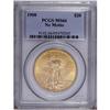 Image 3 : 1908 $20 No Motto MS66 PCGS. An original, colorfully p 1908[$20] No Motto MS66 PCGS.