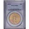 Image 1 : 1909-S $20 MS64 PCGS. This lustrous near-Gem displays 1909-S[$20] MS64 PCGS.